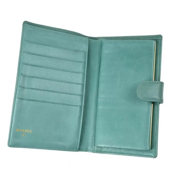 Chanel Green Calfskin Long Wallet - Picture 9 of 15